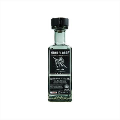 Bottle of Montelobos Espadin Mezcal Joven.