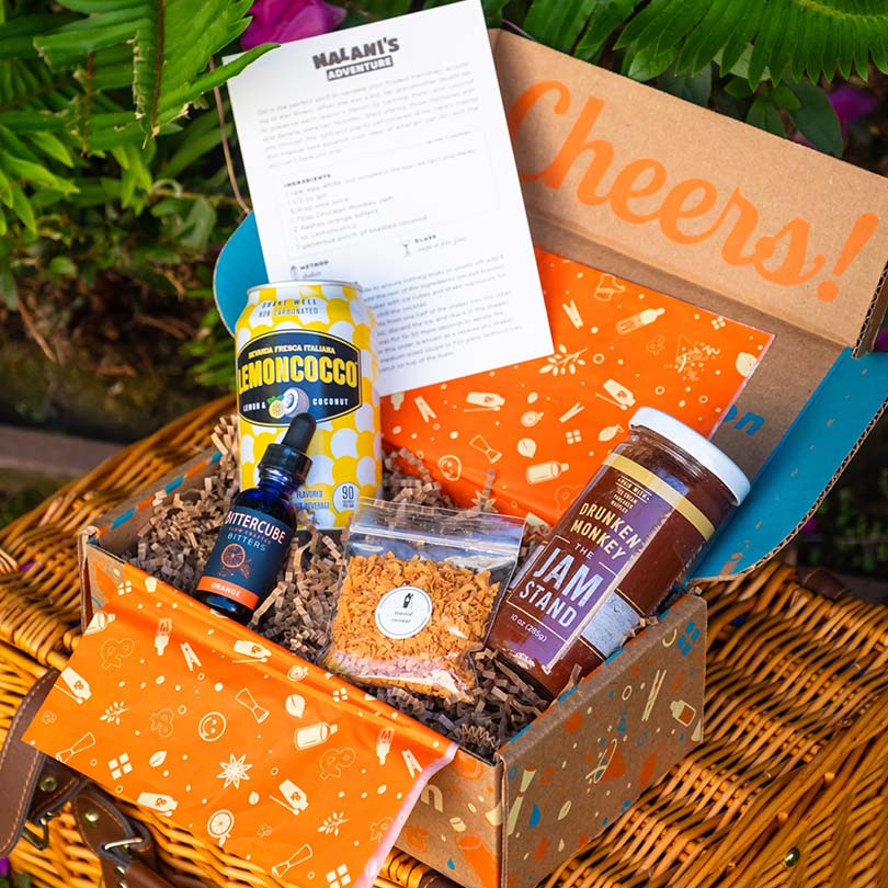 Old Fashioned Cocktail & Food Pairing Gift Basket by Priority Experiences