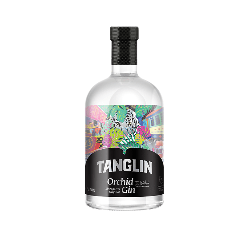 Bottle of Tanglin Orchid Gin
