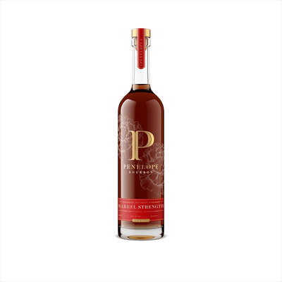 Bottle of Penelope Bourbon Barrel Strength