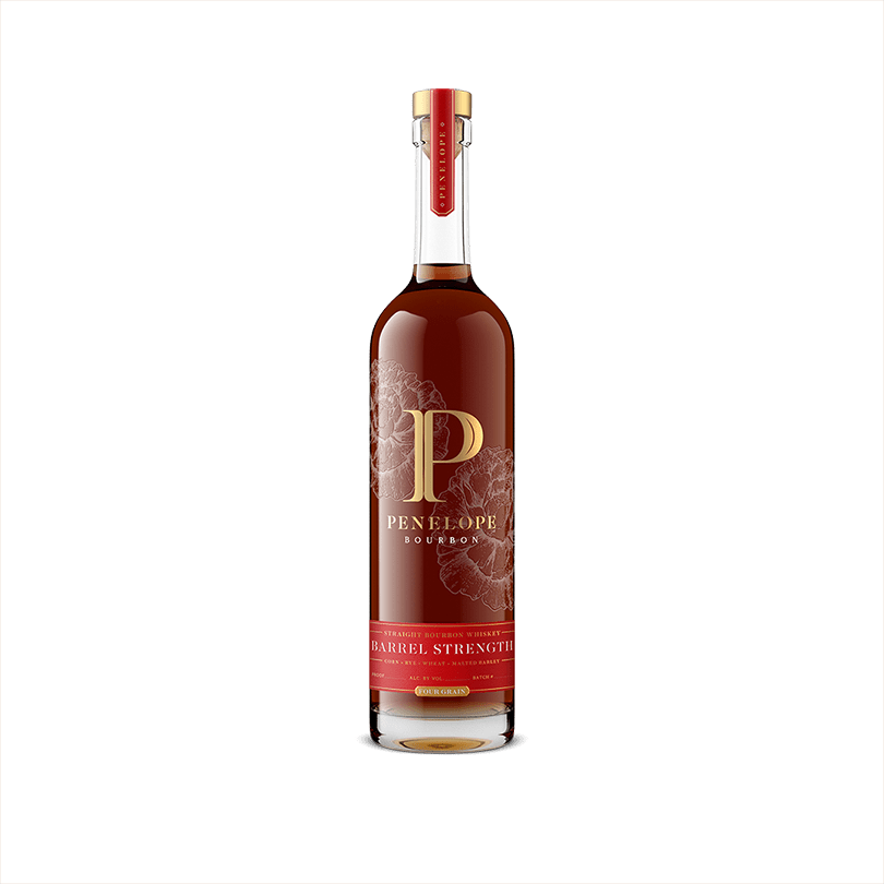 Bottle of Penelope Bourbon Barrel Strength