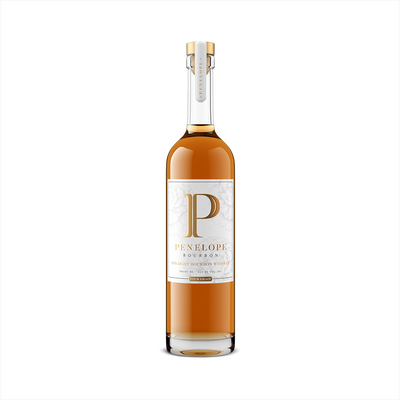 Bottle of Penelope Four Grain Bourbon.