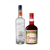 Bottles of Tempus Fugit Crème de Noyaux and Giffard Crème de Cacao