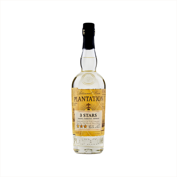 Bottle of Plantation 3 Stars Artisanal Rum.