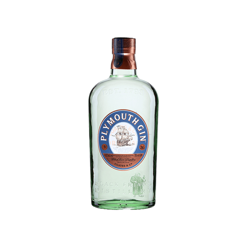 Bottle of Plymouth Gin.