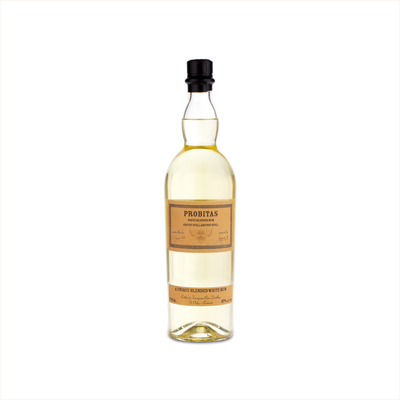 Bottle of Foursquare Probitas White Blended Rum.