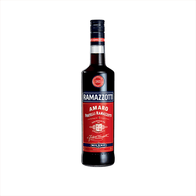 Bottle of Ramazzotti Amaro.