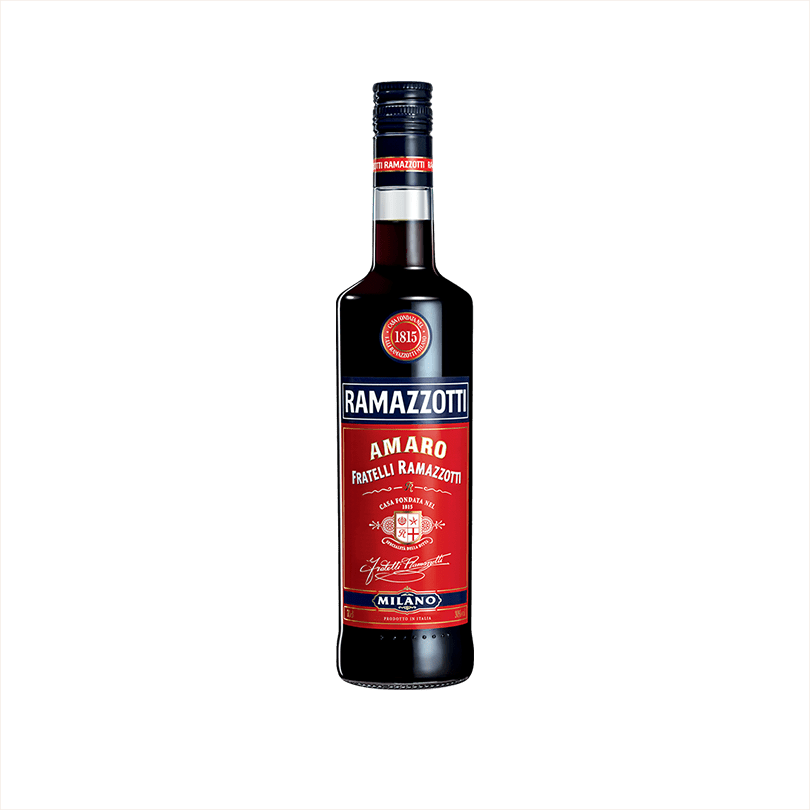 Bottle of Ramazzotti Amaro.