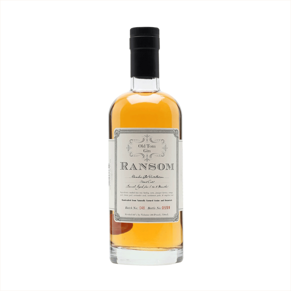 Bottle of Ransom Old Tom Gin.