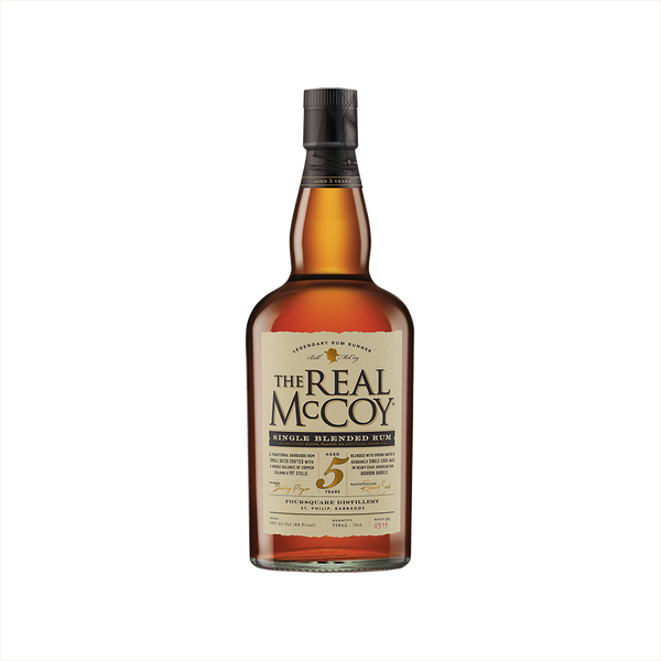 The Real McCoy 5 Year Aged Rum - Premium Caribbean Rum for Home
