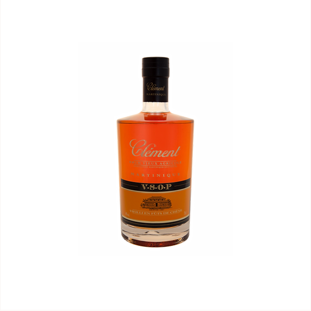 Bottle of Clement VSOP Rhum Vieux.