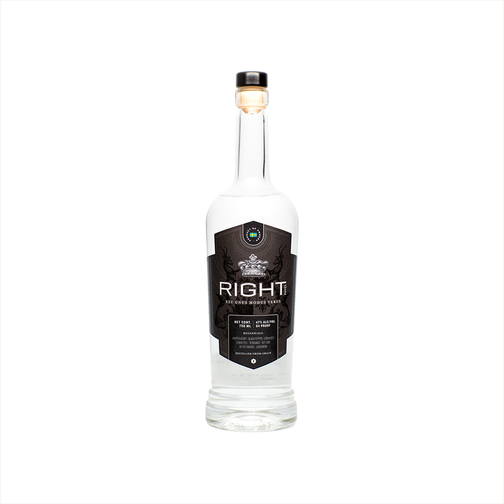 Bottle of RIGHT Gin