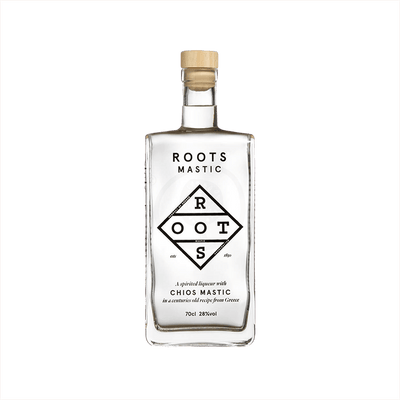Bottle of Roots Chios Mastic Liqueur