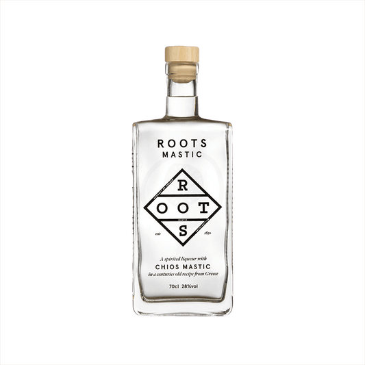 Bottle of Roots Chios Mastic Liqueur