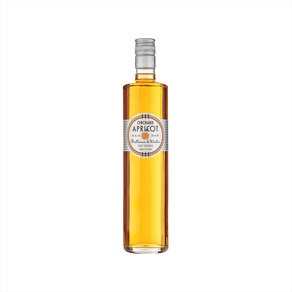 Bottle of Rothman & Winter Apricot Liqueur.