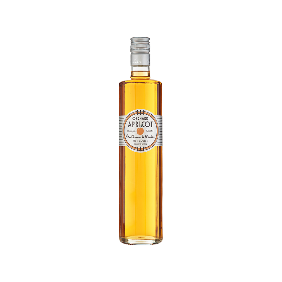 Bottle of Rothman & Winter Apricot Liqueur.