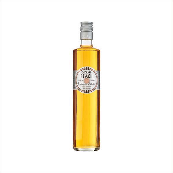 Bottle of Rothman & Winter Orchard Peach Liqueur.