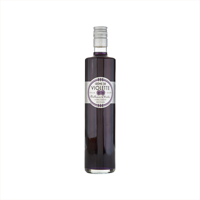 Bottle of Rothman & Winter Crème De Violette Liqueur.