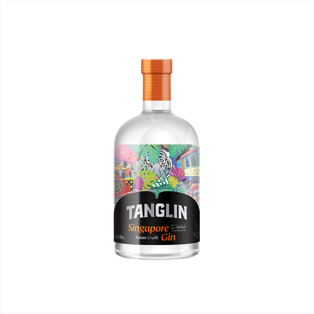 Bottle of Tanglin Singapore Gin.