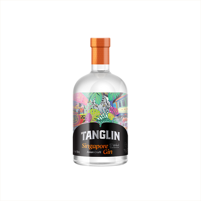 Bottle of Tanglin Singapore Gin.