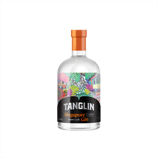 Bottle of Tanglin Singapore Gin.
