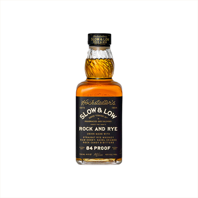 Bottle of Hochstadter's Slow & Low Rock and Rye.