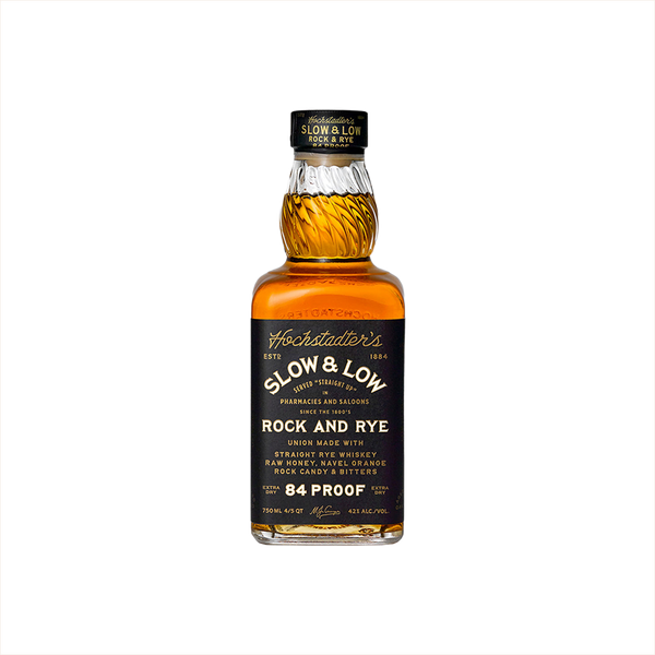 Bottle of Hochstadter's Slow & Low Rock and Rye.