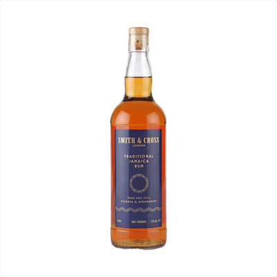 Bottle of Smith & Cross Traditional Jamaica Rum.