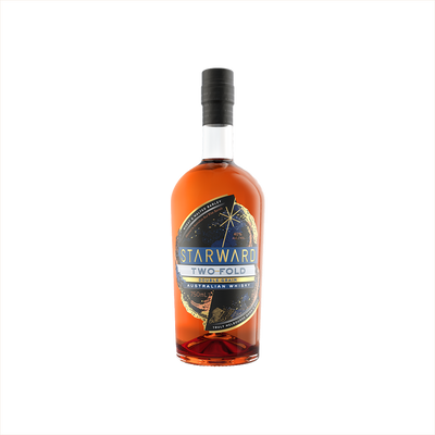 Bottle of Starward Two-Fold Whisky.