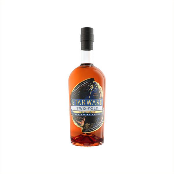 Bottle of Starward Two-Fold Whisky.