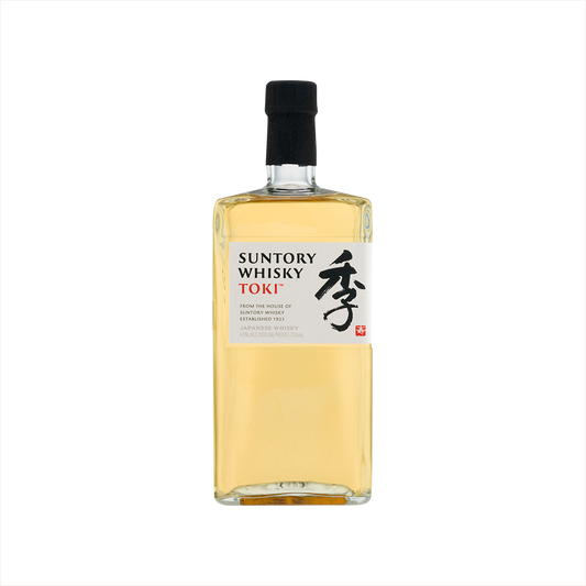 Bottle of Suntory Toki Japanese Whisky.