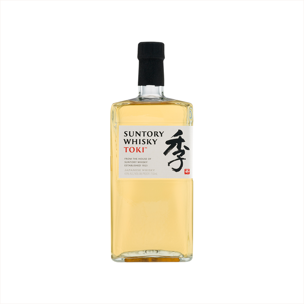 Bottle of Suntory Toki Japanese Whisky.