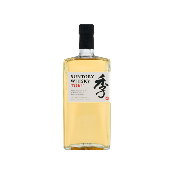Bottle of Suntory Toki Japanese Whisky.
