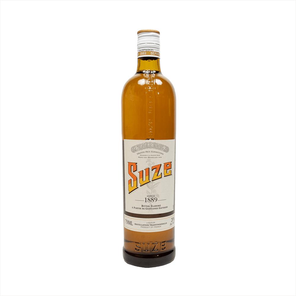 Bottle of Suze Aperitif.
