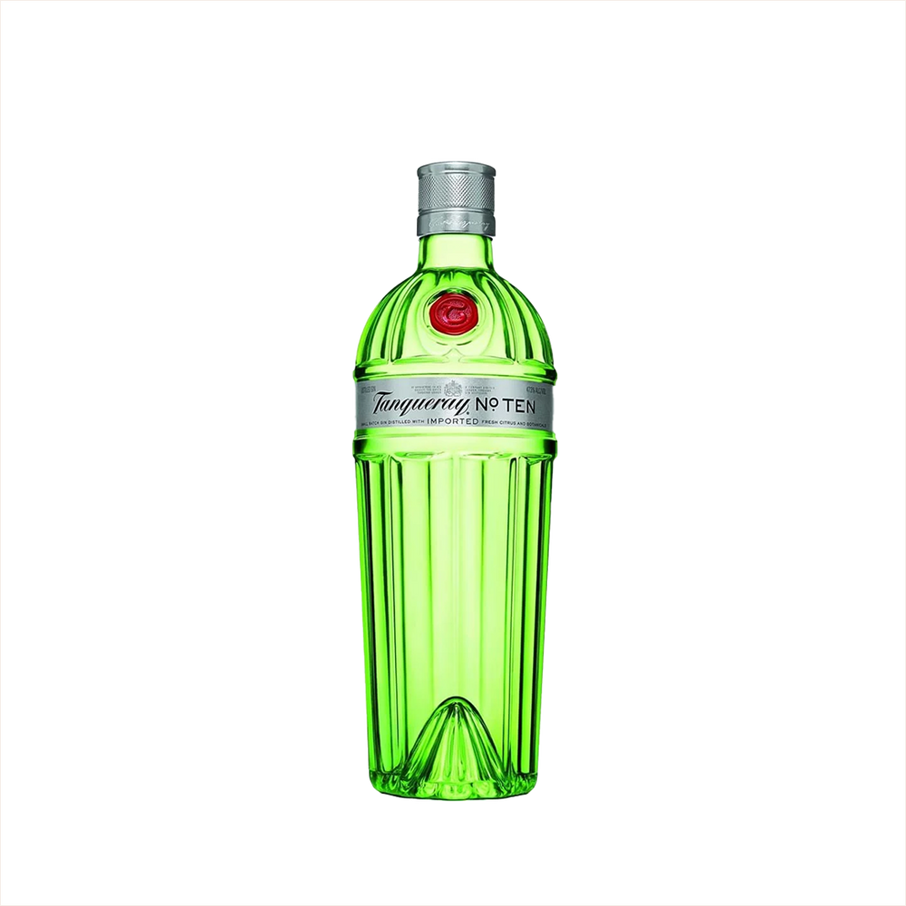 Bottle of Tanqueray No. Ten Gin