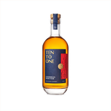 750ml bottle of Ten to One Caribbean Dark Rum.