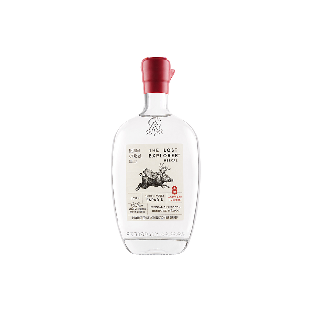 Bottle of The Lost Explorer Espadín Mezcal.