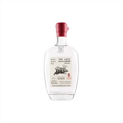 Bottle of The Lost Explorer Espadín Mezcal.