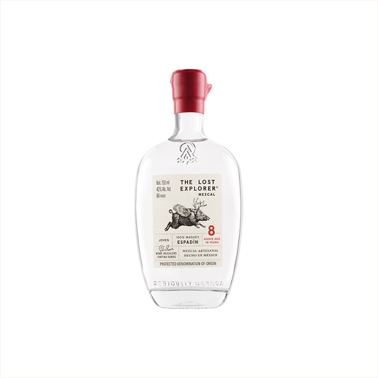 Bottle of The Lost Explorer Espadín Mezcal.