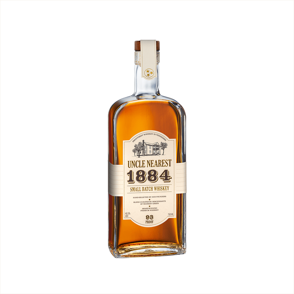Bottle of Uncle Nearest 1884 Small Batch Whiskey.