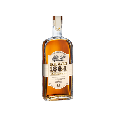 Bottle of Uncle Nearest 1884 Small Batch Whiskey.