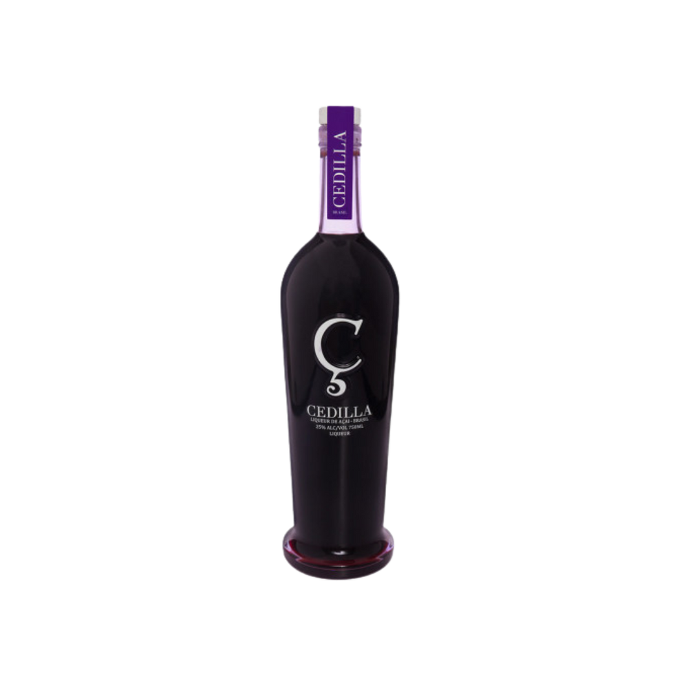 Bottle of Cedilla Acai Liqueur