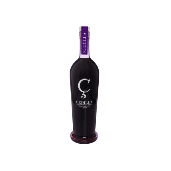 Bottle of Cedilla Acai Liqueur