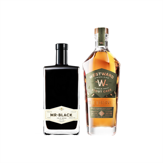 Cold Fashioned Set: Westward American Single Malt Stout Cask + Mr Black Coffee Liqueur