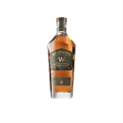Bottle of Westward American Single Malt Whiskey Stout Cask.