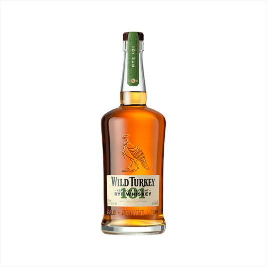 750ml bottle of Wild Turkey 101 Kentucky Straight Rye Whiskey.