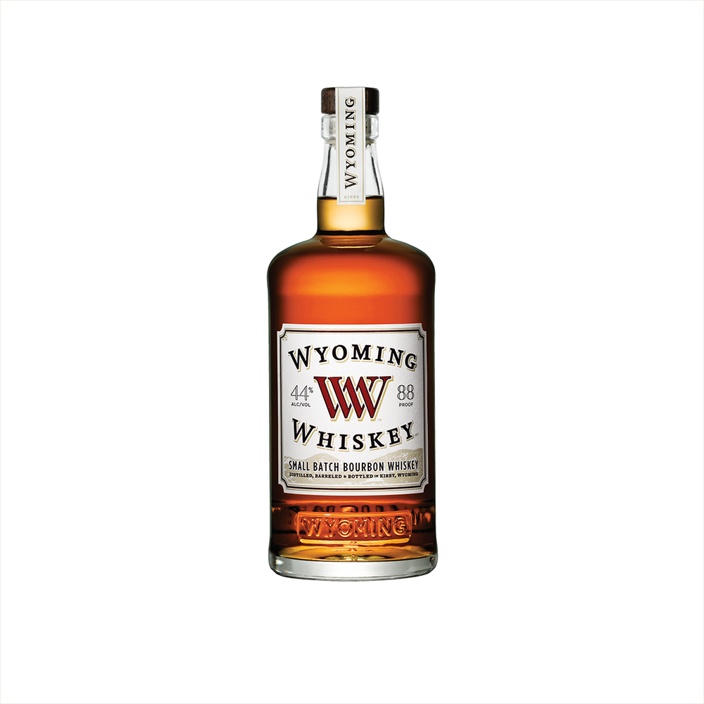 Bottle of Wyoming Small Batch Whiskey.